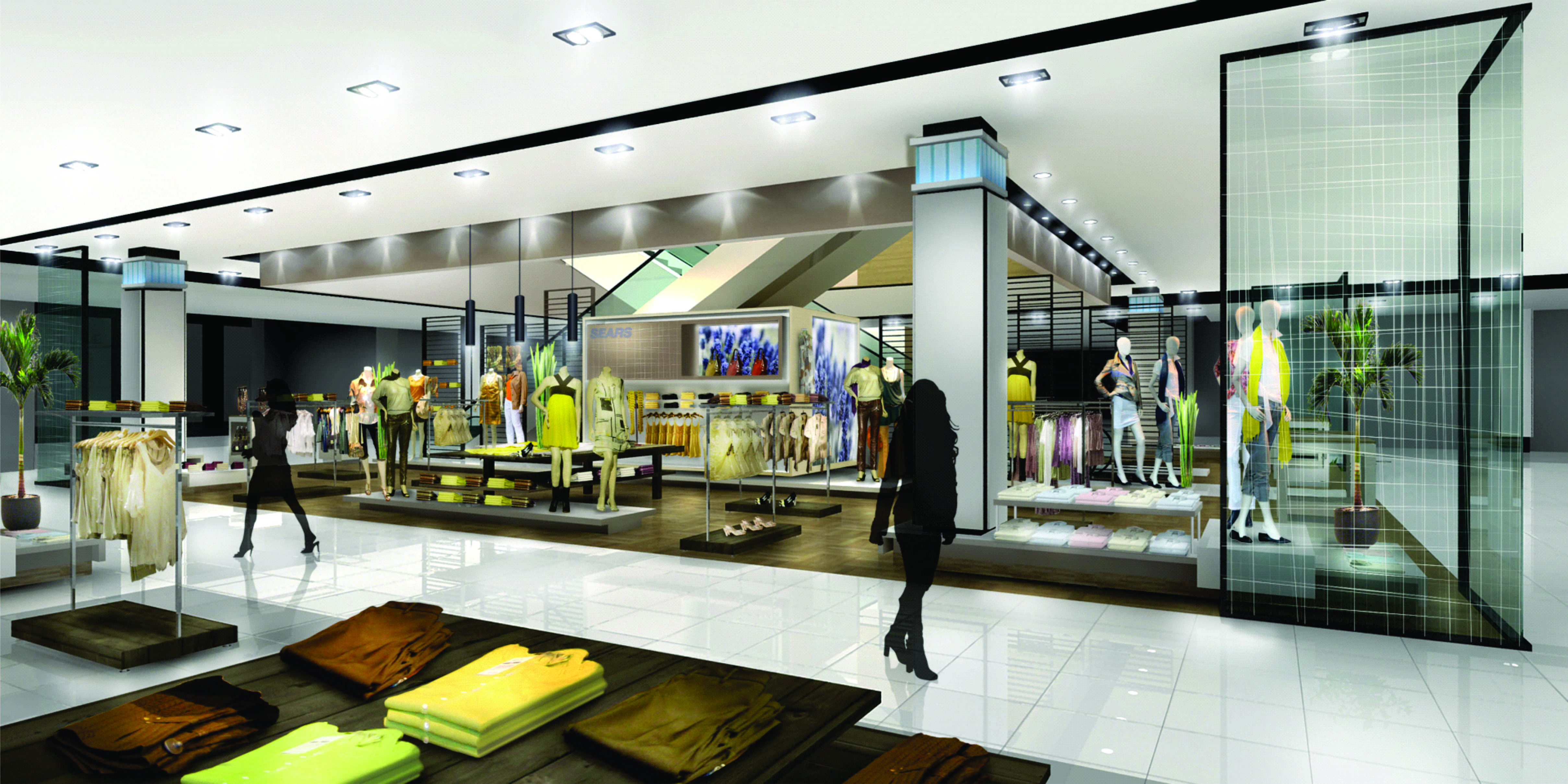 Professional commercial space installation demonstrating Scaparato execution quality and design approach