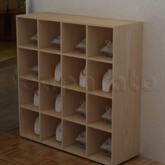 Exhibidor modular de pared