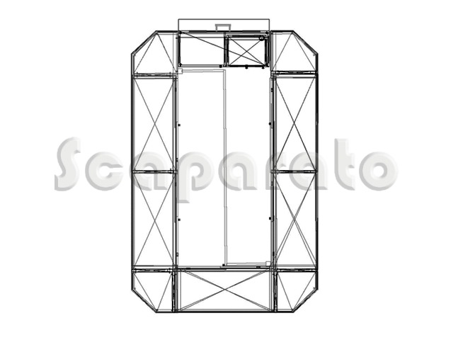 RETAIL KIOSK WITH COUNTER SHOWCASES IS16. - Image 3