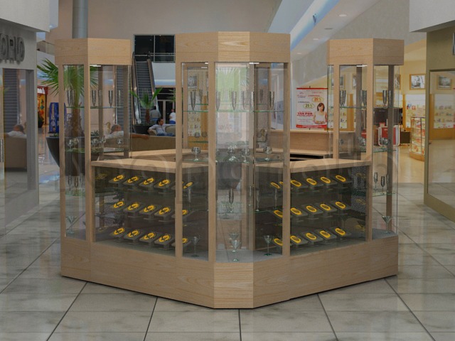 Isla exhibidora