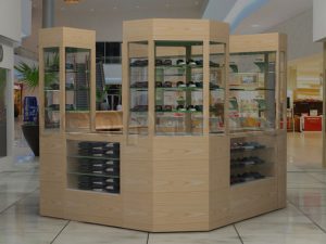 islas en centros comerciales