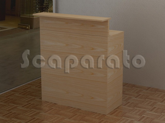 Mostrador de cobro recto
