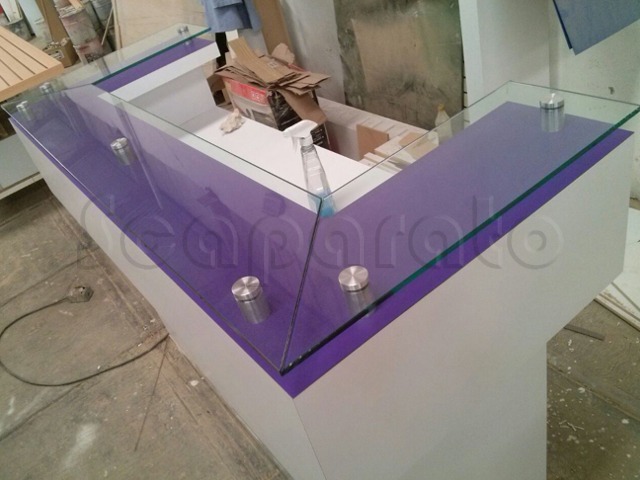 mostrador para recepcion