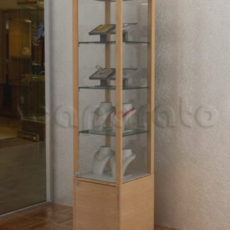 vitrinas de madera para negocio