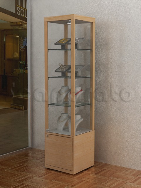 vitrinas de madera para negocio