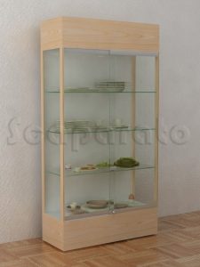 Vitrinas de madera y cristal