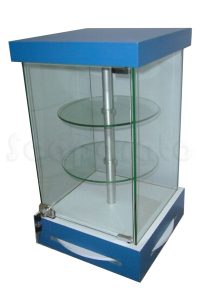 Vitrina cuadrada de mesa