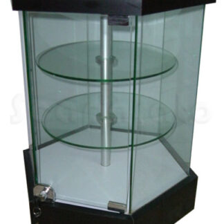 Hexagonal Countertop Display Case