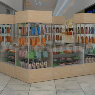 Muebles para islas en centros comerciales