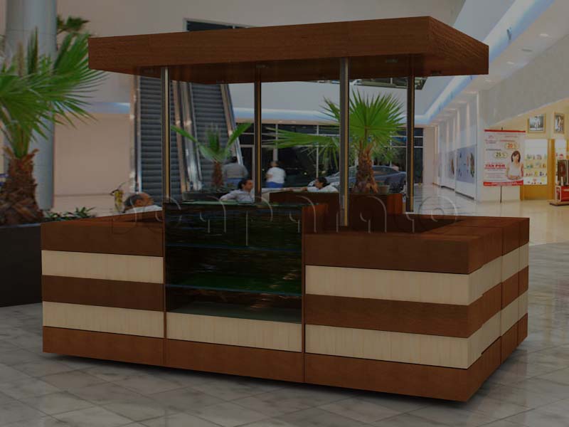 Kiosco para venta de alimentos