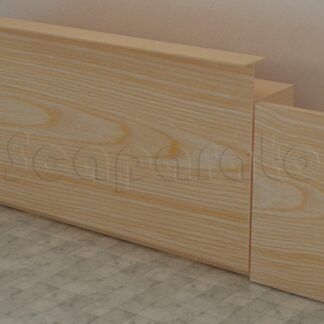 Mostrador recto con acceso