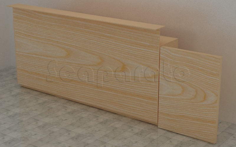 Mostrador recto con acceso