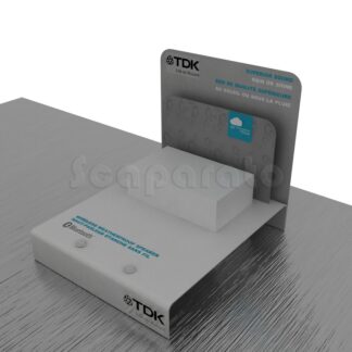 Exhibidor de mesa doble