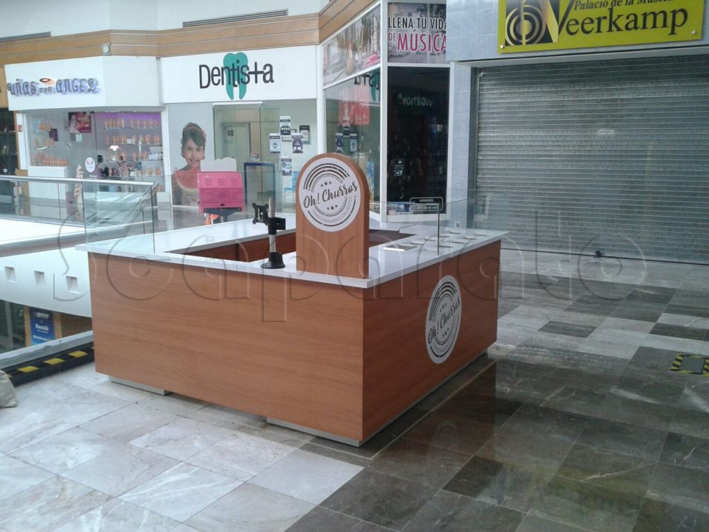 isla para venta de churros