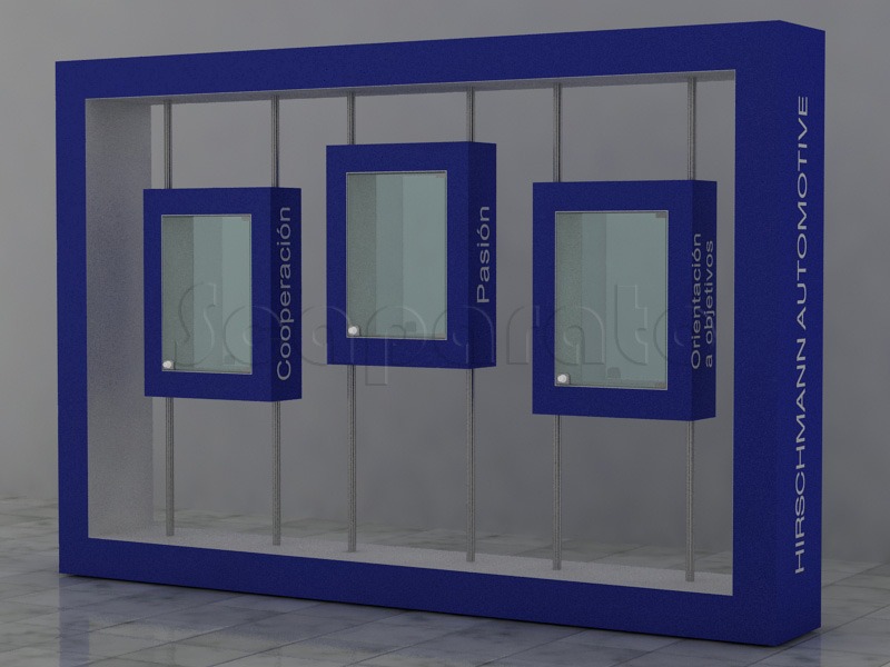 two sides display rack