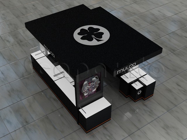 mall showcases kiosk