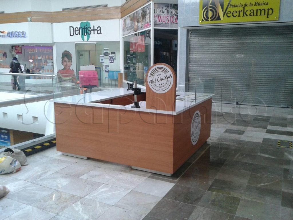 kiosko para venta de churros