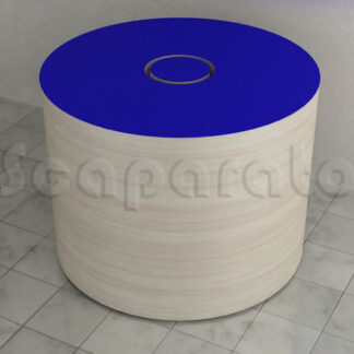 Mesa circular de exhibición