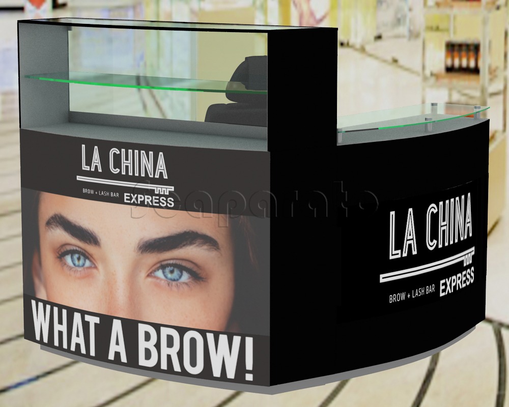 beauty service booth