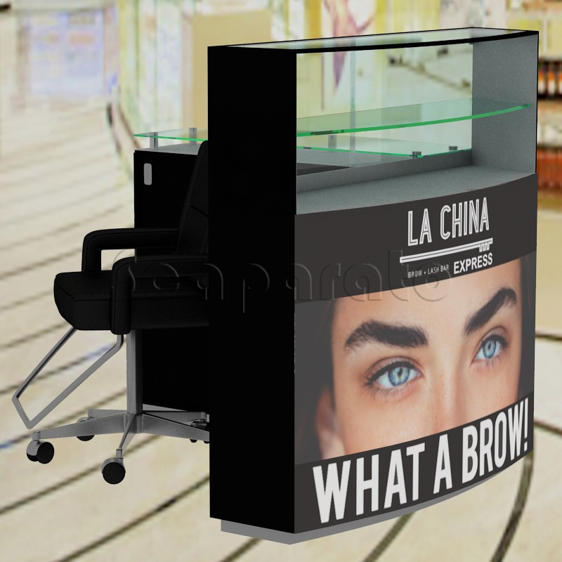 beauty service booth