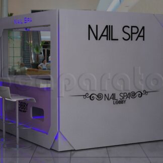 the lobby nail spa kiosk