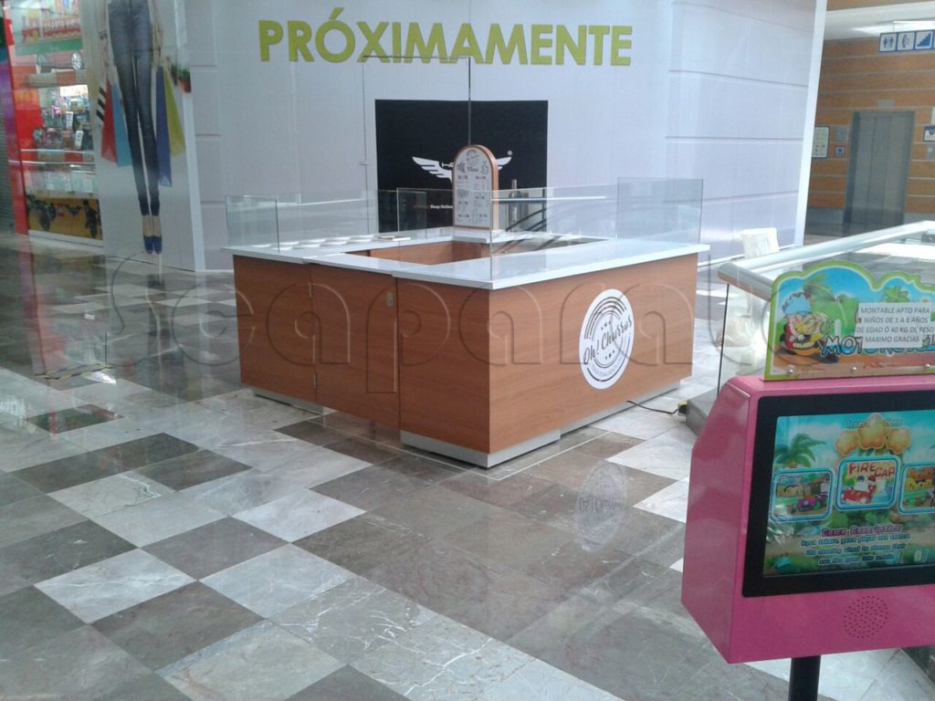 isla para venta de churros