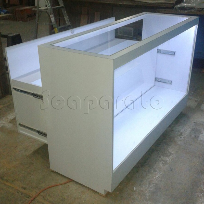 stepped counter showcase