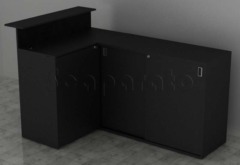 L Shape Cash Counter