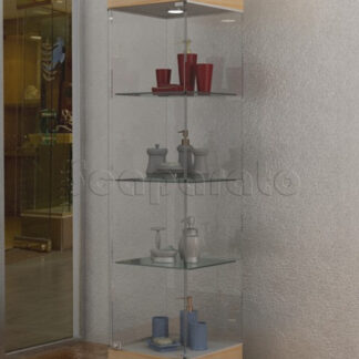 Vitrina de torre con iluminacion