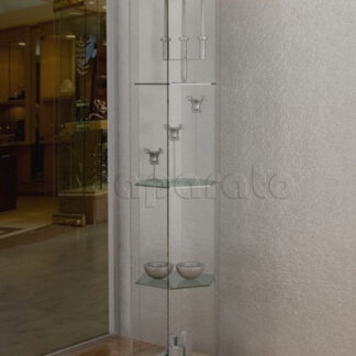 Vitrina de torre hexagonal