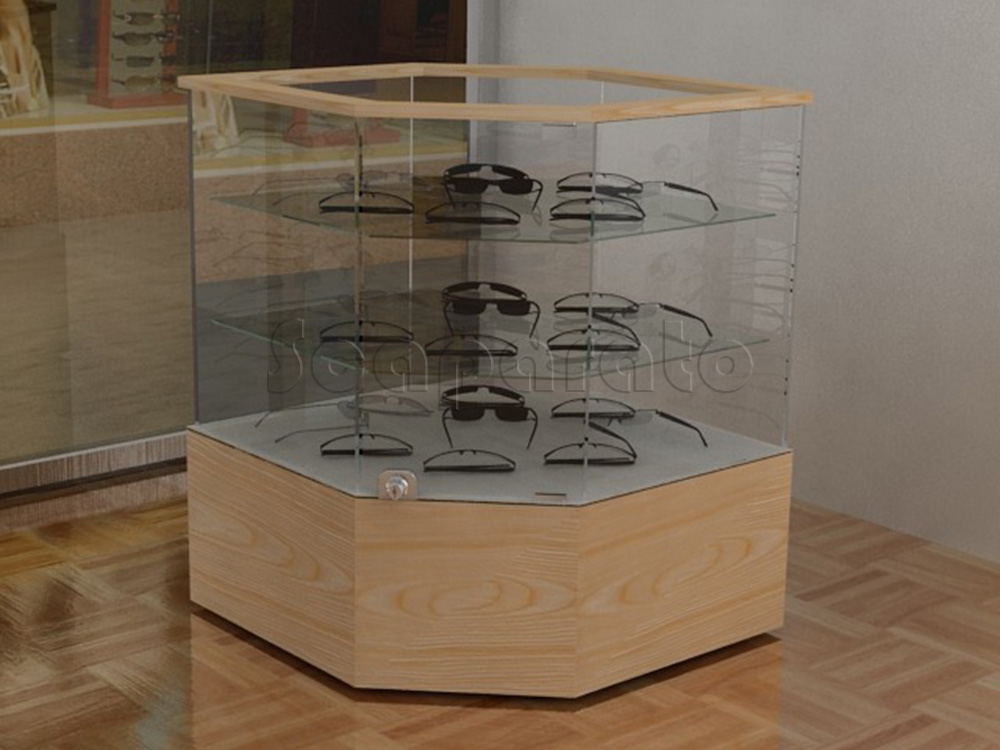 Vitrina hexagonal