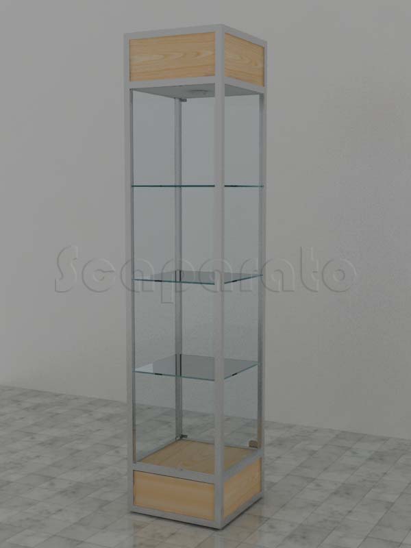 Custom aluminum tower showcases