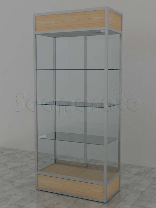 High tower aluminum showcase