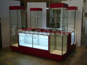 Mostradores para centros comerciales