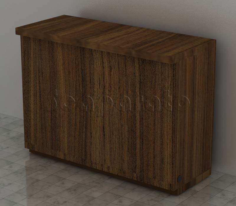 Mostrador de madera
