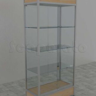 Vitrina alta de aluminio