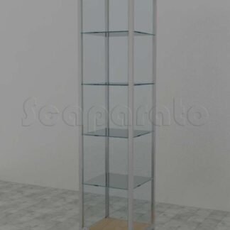 Vitrina de torre de aluminio