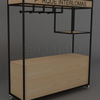 Exhibidores con colgadores