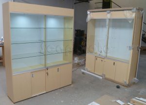 Vitrinas de madera modernas
