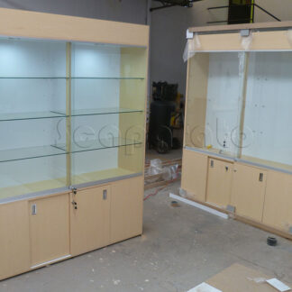 vitrinas de madera para comedor modernas