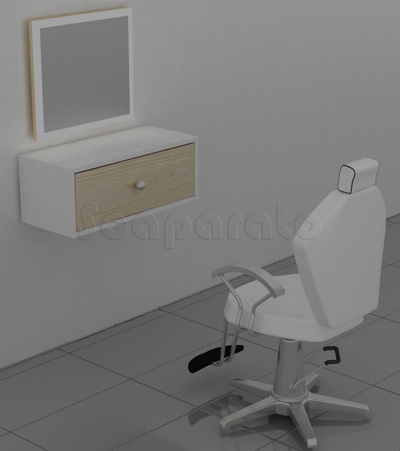 Muebles para peluqueria sobre diseño