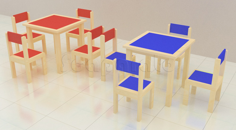 Muebles para jardin de niños
