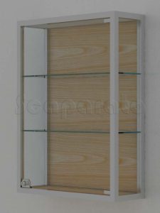 Vitrinas de aluminio de pared