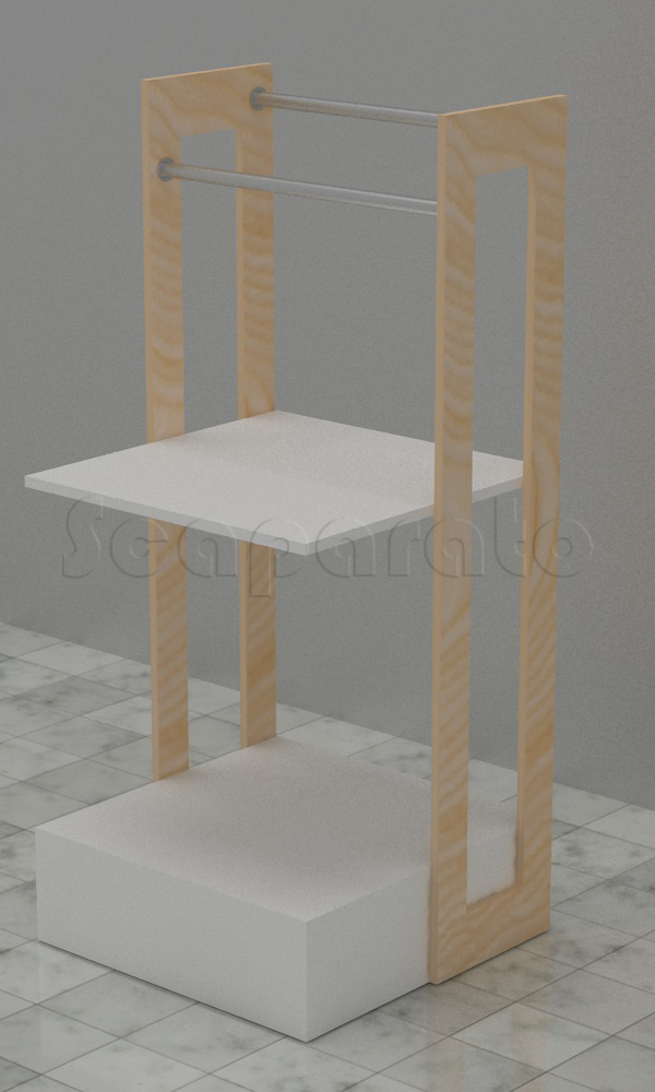 Mueble de charolas para pan