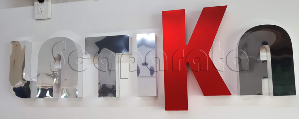 fabricacion de letreros 3d