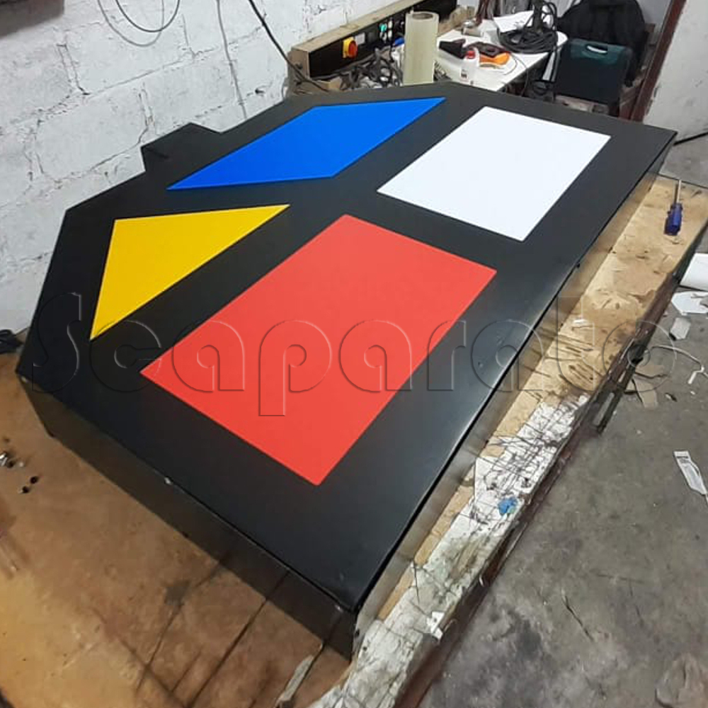 caja de luz con acrilico