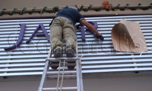 tela para caja de luz