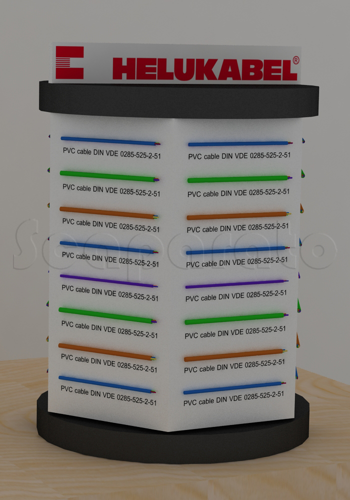 Exhibidor de muestra