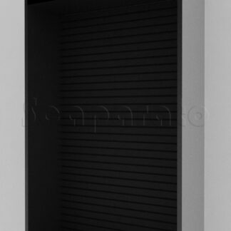 Exhibidores de pared panel ranurado