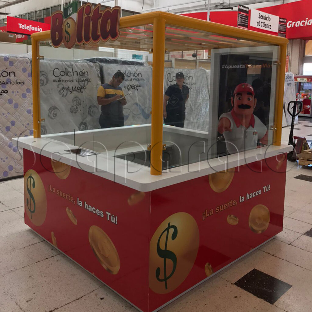Isla para venta de boletos